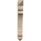 Ekena Millwork Olympic Arts & Crafts Rough Sawn Bracket, Douglas Fir, 4"W x 22"D x 34"H BKT04X22X34OLY03RDF - alternate 2